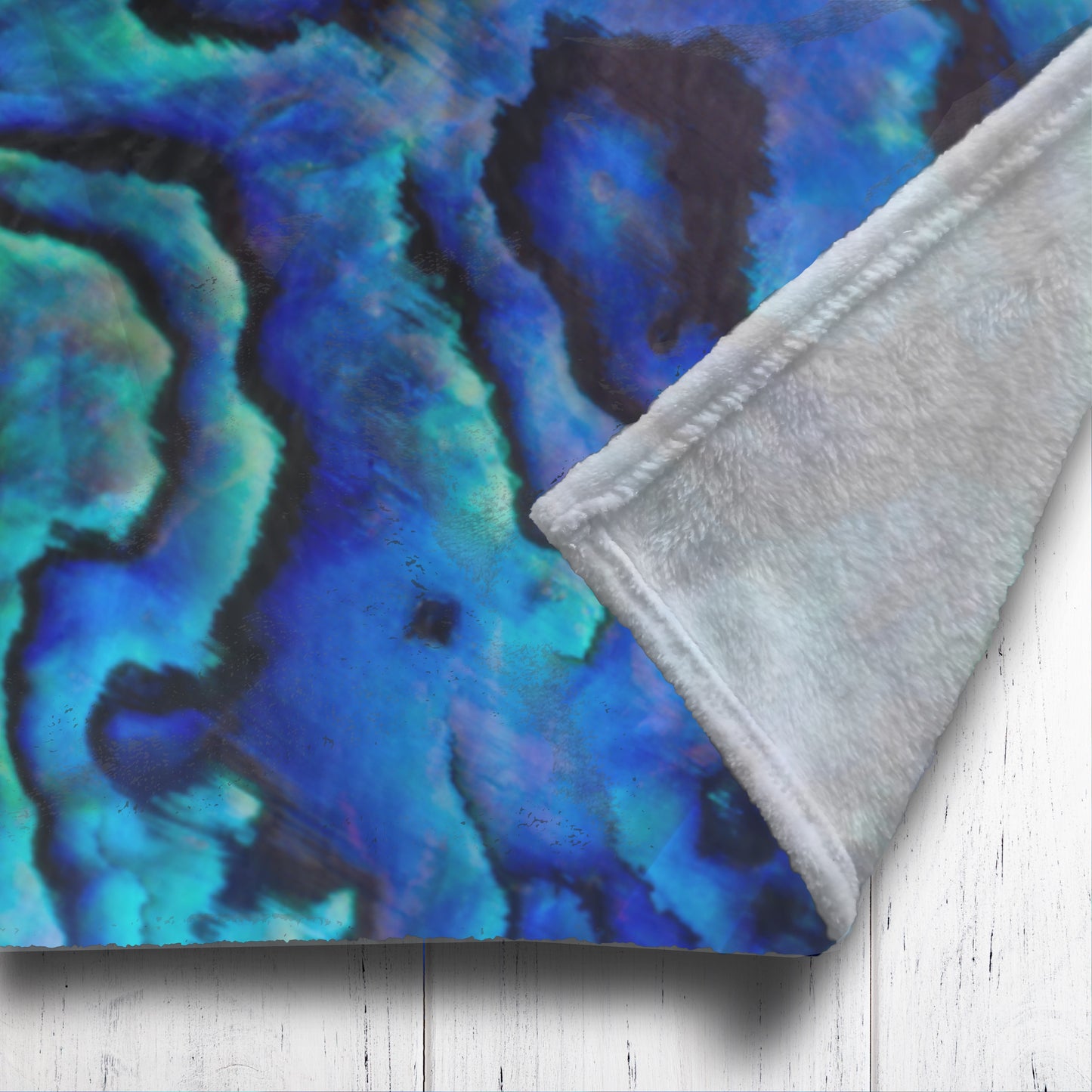 Paua Shell Fleece Blanket