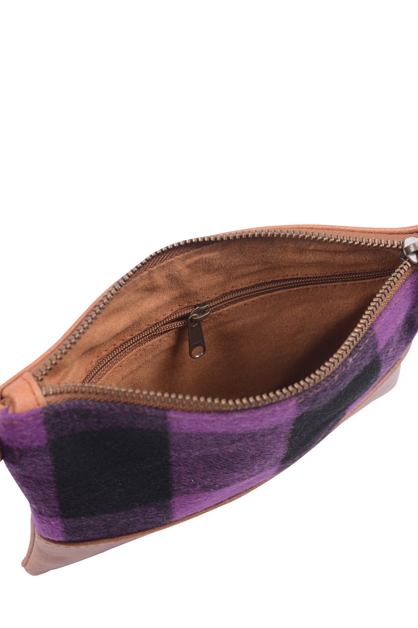 Double Swandri Cross Body Tan Leather Bag