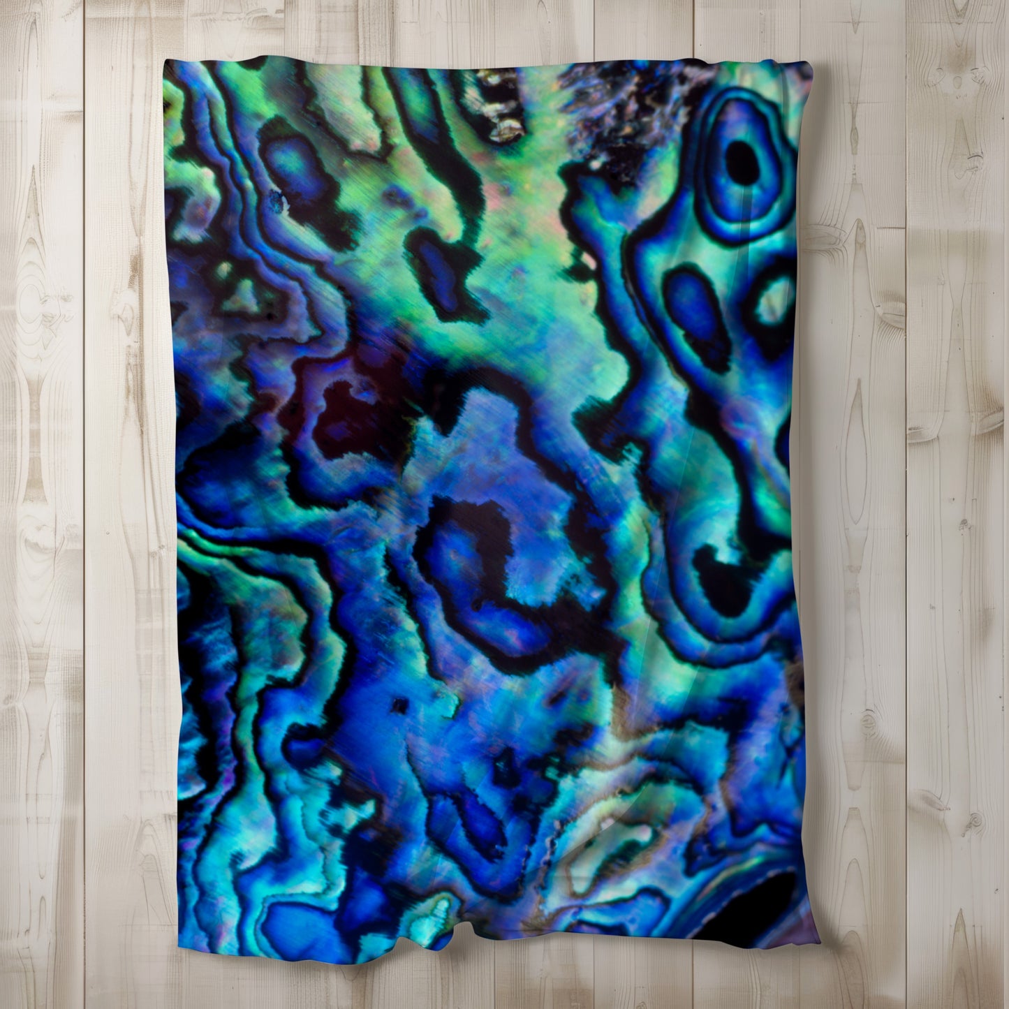 Paua Shell Fleece Blanket