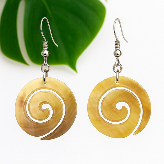 Koru Shell Earrings