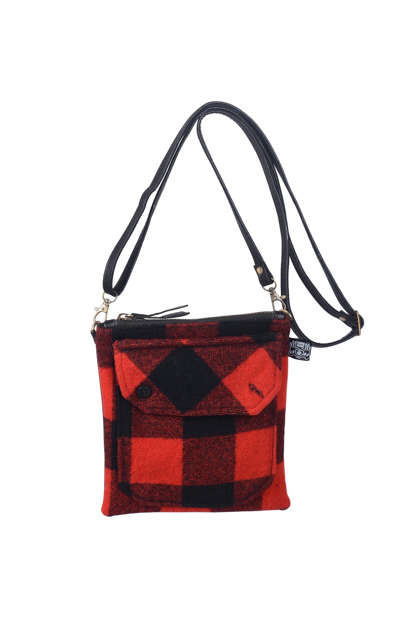 Upcycled Swanndri Jacket Pocket Bag