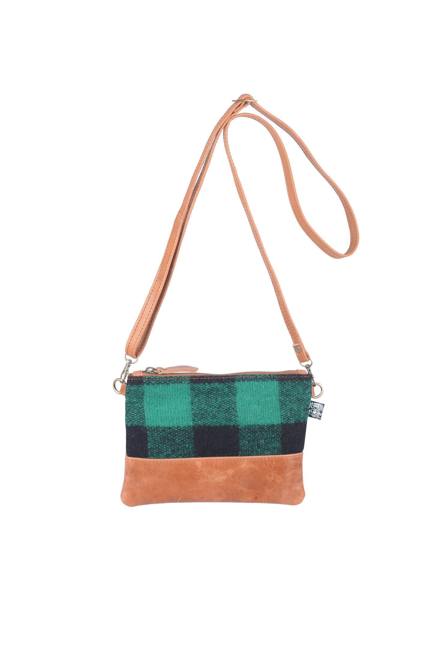 Leather Swandri Mix Cross Body Black Leather Bag