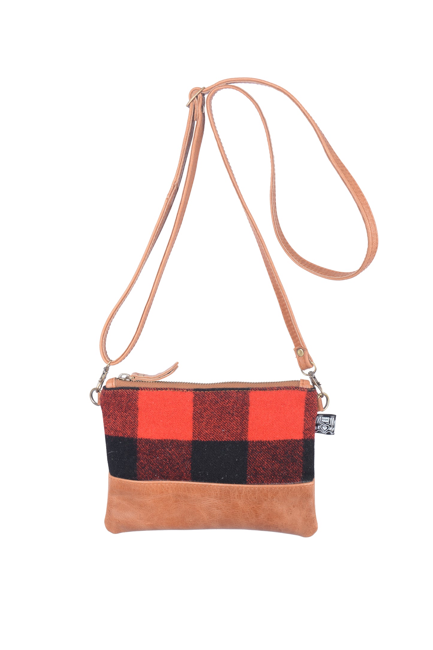 Leather Swandri Mix Cross Body Black Leather Bag