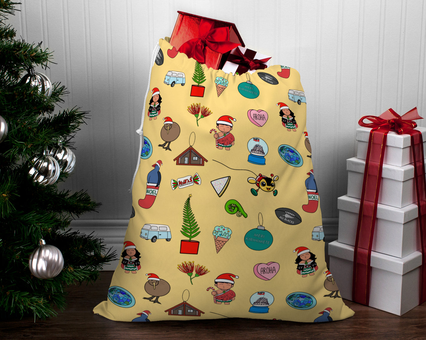 Santa Sack Kiwiana Icons