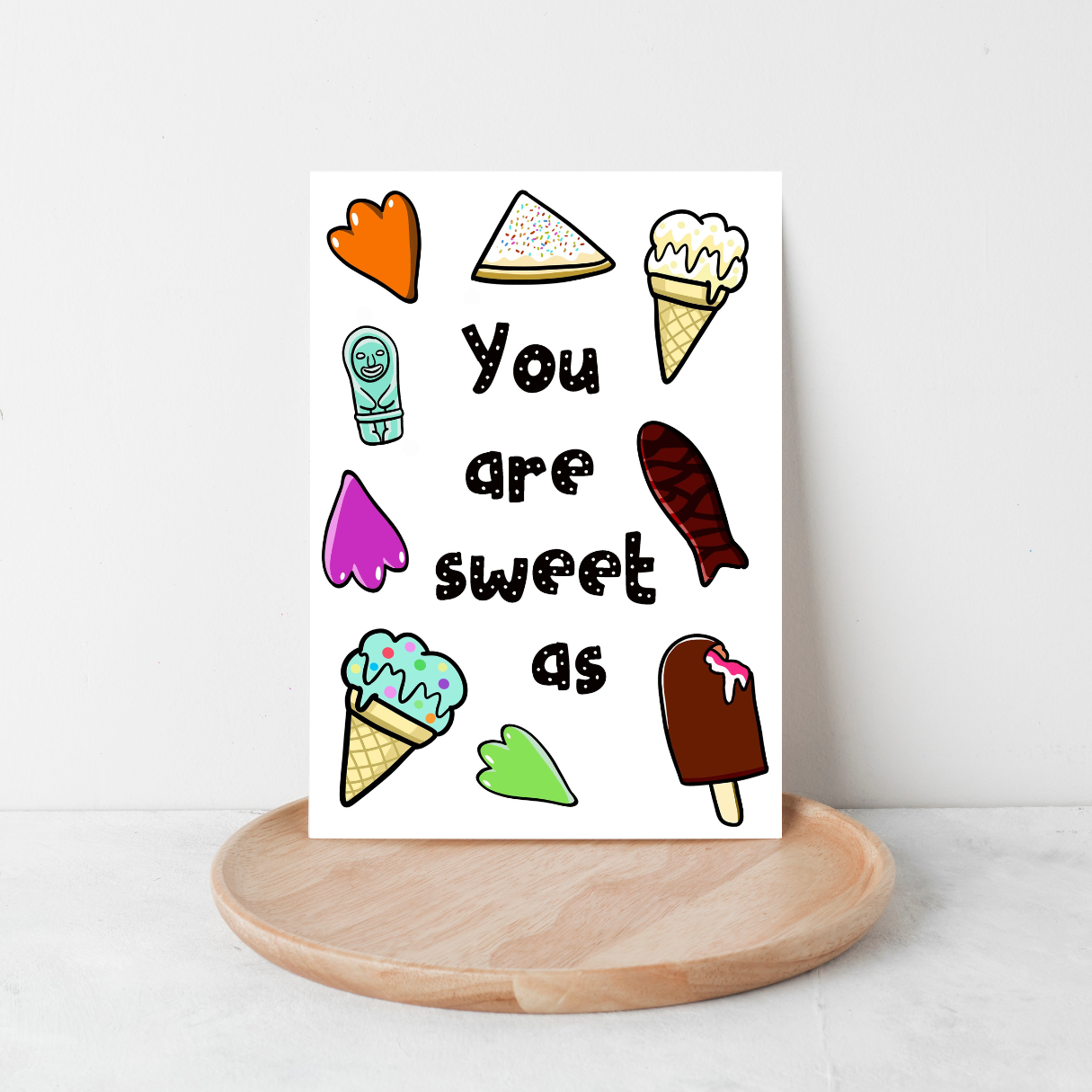 Sweet As Greeting Card Digital Download